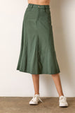 A Line Midi Skirt