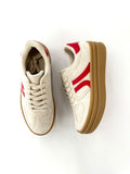 Striped Platform Sneakers