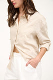 Pinstriped Button Down Shirt