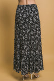 Floral Printed Maxi Skirt