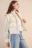 Ruffled Puffer Vest