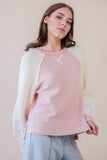 Raglan Sleeve Textured Top