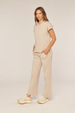 Ribbed Wide Leg Sweater Pants