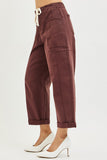 High Rise Cargo Pocket Jeans