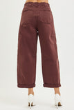 High Rise Cargo Pocket Jeans