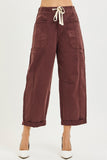 High Rise Cargo Pocket Jeans