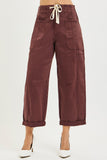 High Rise Cargo Pocket Jeans