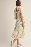 Romantic Floral Midi Dress