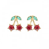 Cherry Prong Earrings