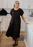 Round Neck Tiered Dress