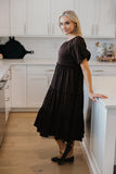 Round Neck Tiered Dress