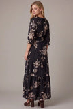 Floral Tiered Maxi Dress