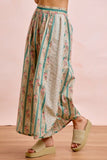 Floral Print Wide Leg Pants
