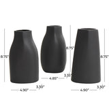 Ceramic Black Vase