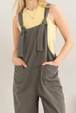 Washed Twill Overalls