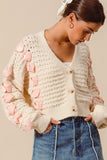 Ribbon Embellished Cardigan