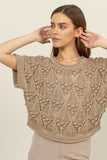 Crochet Knit Sweater