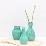 Ceramic Mini Vase, Jade - 3.5"