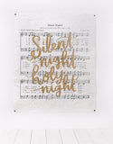 38x46" Paper Art, Silent Night ©Joylark Studio
