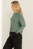 Ribbed Long Sleeve Top