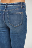 Mid-Rise Slim Cropped Straight Jeans