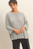 Striped Oversized Top