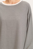 Striped Boat Neck Top