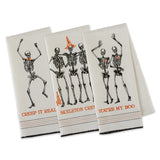 Skeletons Printed Dishtowels Mixed Dozen
