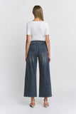 Super High Rise Wide Leg Ankle Jeans