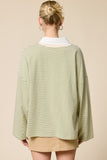 Striped Oversized Top