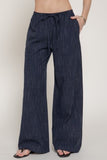 Striped Gauze Pants
