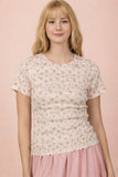 Floral Fitted Casual Top