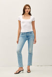 Square Neck Knit Tee