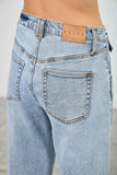 Western Patch Pocket Barrel Leg Jeans