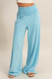 Mineral Washed Wide Leg Pants
