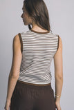 Sleeveless Button Front Cardigan