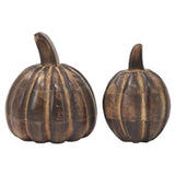 Carved Black/natural Pumpkins