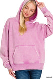 Fleece Acid Washed Hoodie