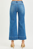 Front Seam Wide Leg Jeans