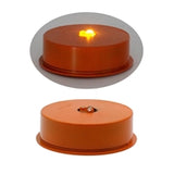 Orange Puck Light