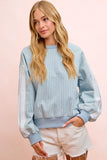 Lace Contrast Sweatshirt