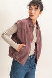 Mineral Wash Sleeveless Vest
