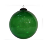 Green Glass Ornament