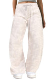 Camo Baggy Barrel Leg Sweatpants