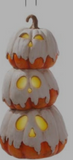 Mgo Scary Triple Stack Glow Pumpkin