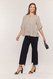 Tiered Button Down Top