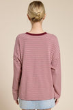 Striped Oversized Top