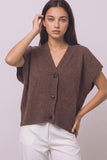 Oversized Cardigan Vest