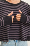 Striped Long Sleeve Top