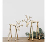 Gold Look Down Reindeer